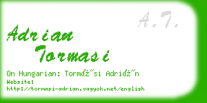 adrian tormasi business card